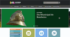 Desktop Screenshot of cm-loures.pt