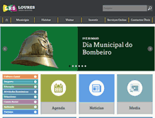 Tablet Screenshot of cm-loures.pt